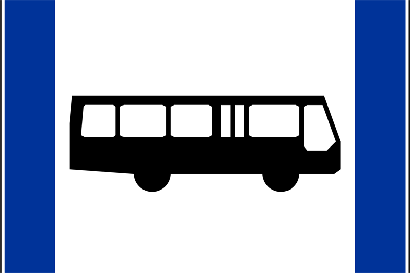 Symbol przystanku autobusowego