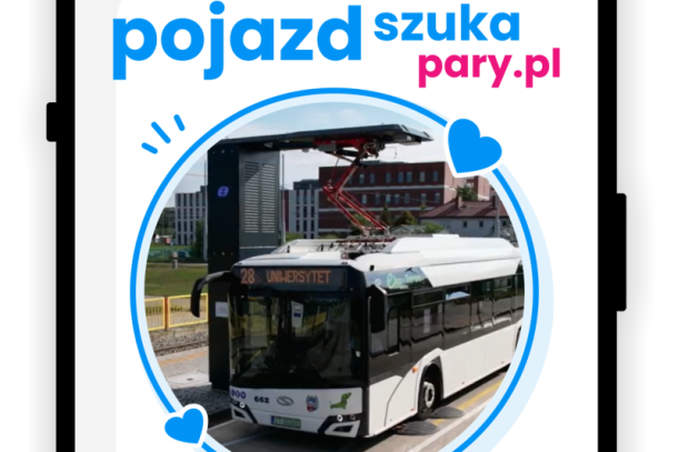 Grafika ogłoszenia matrymonialnego autobusu