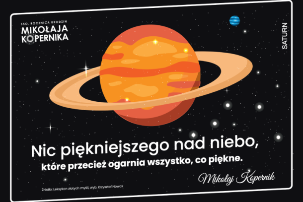 Grafika z tramwaju Kopernika - Saturn