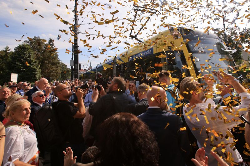 Otwarcie linii tramwajowej na północ Torunia